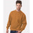 Bayside Unisex USA-Made Crewneck Sweatshirt - Caramel Brown - Bayside 1102 Bayside Caramel Brown S