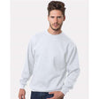 Bayside Unisex USA-Made Crewneck Sweatshirt - White - Bayside 1102 Bayside White S