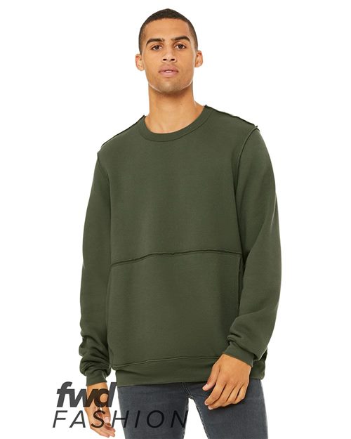 BELLA + CANVAS FWD Fashion Raw Seam Crewneck Sweatshirt - BELLA + CANVAS 3743