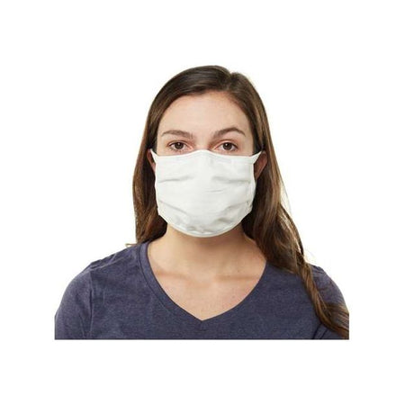 Hanes 3-Ply Cotton Face Mask - Hanes MASKBB Hanes White OS PK 50