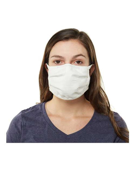 Hanes 3-Ply Cotton Face Mask - Hanes MASKBB