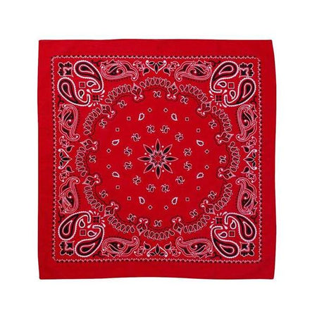 Valucap ValuMask Bandana - Valucap VC21 Valucap Red Paisley One Size