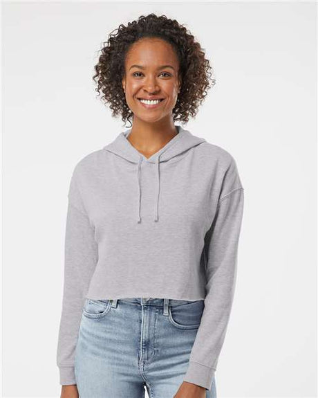 Independent Trading Co. Women’s Lightweight Crop Hooded Sweatshirt - Independent Trading Co. AFX64CRP