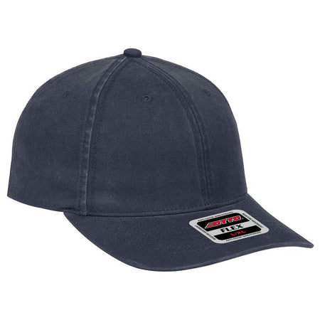 OTTO CAP "OTTO FLEX" 6 Panel Slim Fit Low Profile Baseball Cap OTTO 94-1195 Otto Cap 004 - Navy S/M