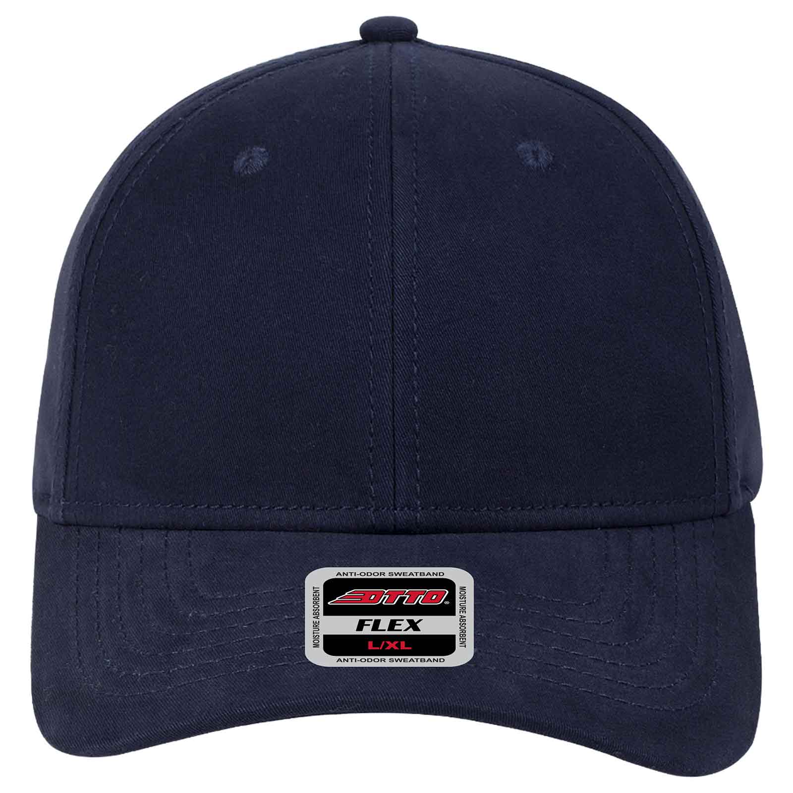 OTTO CAP "OTTO FLEX" 6 Panel Slim Fit Low Profile Baseball Cap OTTO 94-1201 Otto Cap 004 - Navy S/M