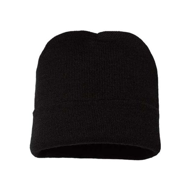 CAP AMERICA USA-Made 12" Cuffed Beanie - CAP AMERICA TKN24 CAP AMERICA Black One Size