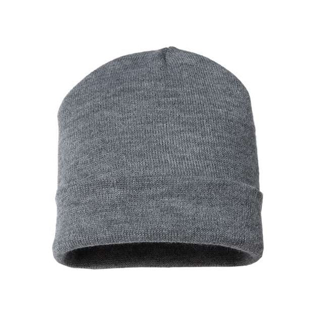 CAP AMERICA USA-Made 12" Cuffed Beanie - CAP AMERICA TKN24 CAP AMERICA Heather Grey One Size