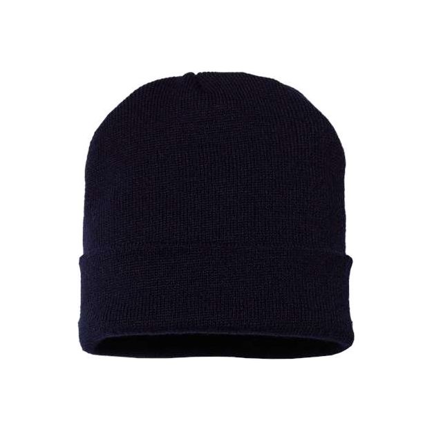 CAP AMERICA USA-Made 12" Cuffed Beanie - CAP AMERICA TKN24 CAP AMERICA True Navy One Size