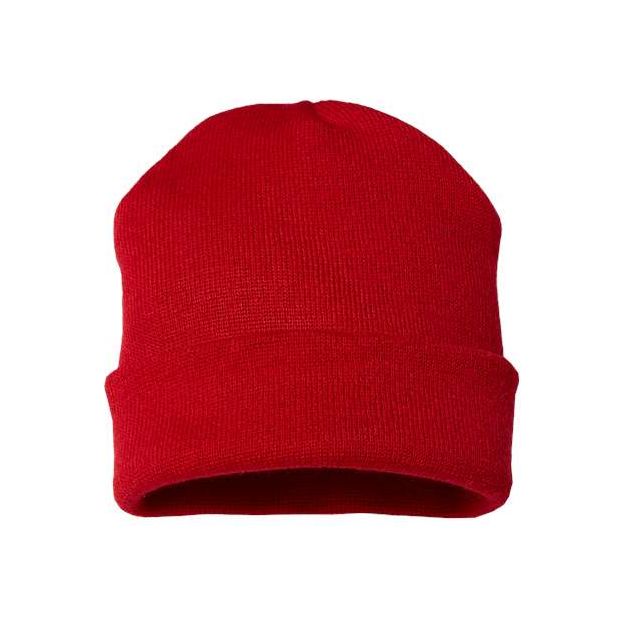 CAP AMERICA USA-Made 12" Cuffed Beanie - CAP AMERICA TKN24 CAP AMERICA True Red One Size