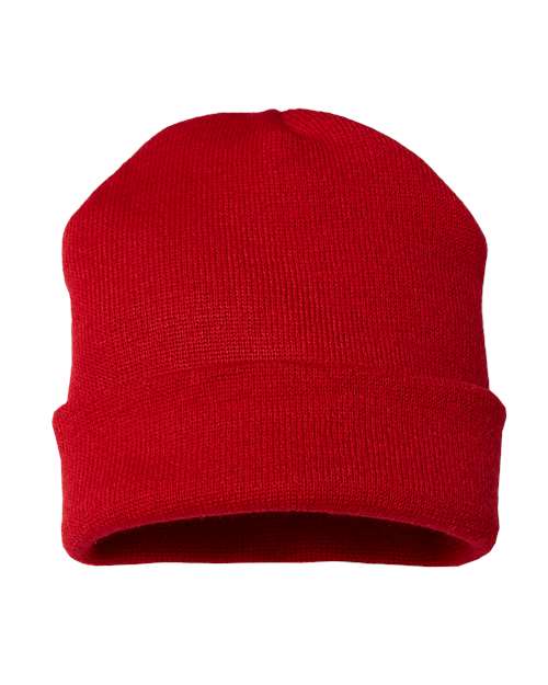 CAP AMERICA USA-Made 12" Cuffed Beanie - CAP AMERICA TKN24 CAP AMERICA True Red One Size