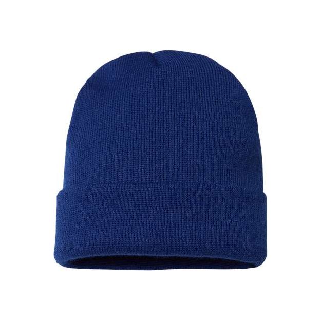 CAP AMERICA USA-Made 12" Cuffed Beanie - CAP AMERICA TKN24 CAP AMERICA True Royal One Size