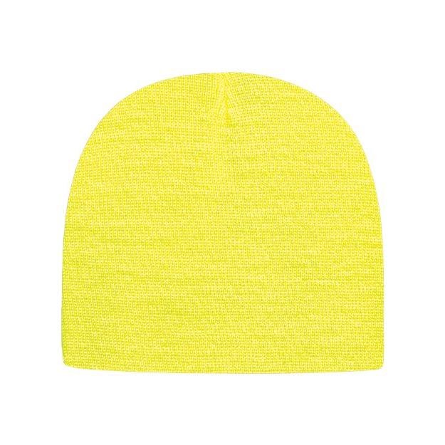 CAP AMERICA USA-Made 8 1/2" Beanie - CAP AMERICA TKN28 CAP AMERICA Neon Yellow One Size