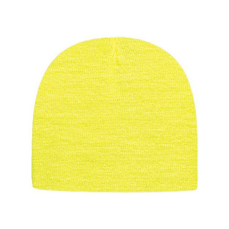 CAP AMERICA USA-Made 8 1/2" Beanie - CAP AMERICA TKN28 CAP AMERICA Neon Yellow One Size