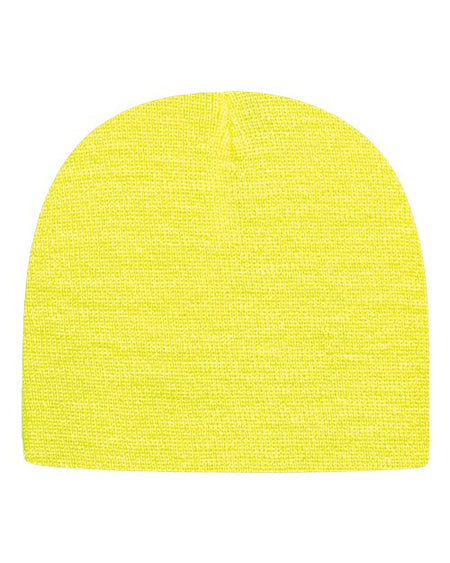 CAP AMERICA USA-Made 8 1/2" Beanie - CAP AMERICA TKN28 CAP AMERICA Neon Yellow One Size