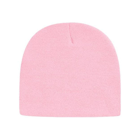 CAP AMERICA USA-Made 8 1/2" Beanie - CAP AMERICA TKN28 CAP AMERICA Pink One Size