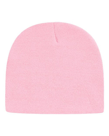 CAP AMERICA USA-Made 8 1/2" Beanie - CAP AMERICA TKN28 CAP AMERICA Pink One Size