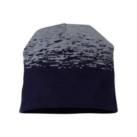 CAP AMERICA USA-Made Static Beanie - CAP AMERICA RKS9 CAP AMERICA True Navy/ Heather Grey One Size