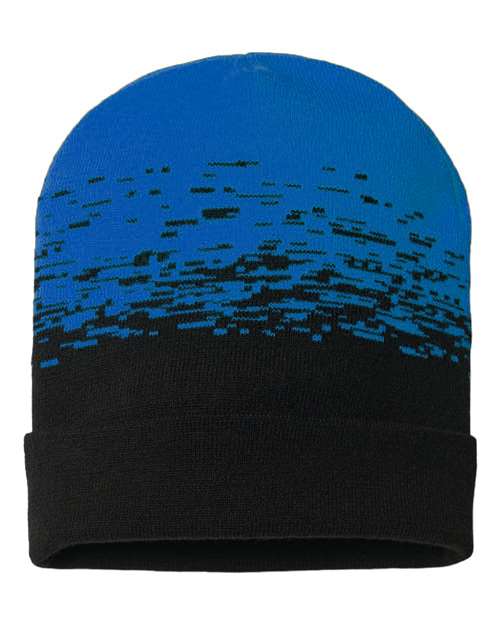 CAP AMERICA USA-Made Static Cuffed Beanie - CAP AMERICA RKS12 CAP AMERICA Black/ True Royal One Size