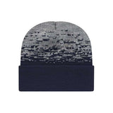 CAP AMERICA USA-Made Static Cuffed Beanie - CAP AMERICA RKS12 CAP AMERICA True Navy/ Heather Grey One Size