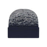 CAP AMERICA USA-Made Static Cuffed Beanie - CAP AMERICA RKS12 CAP AMERICA True Navy/ Heather Grey One Size