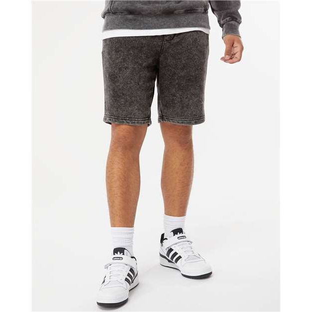 Independent Trading Co. Mineral Wash Fleece Shorts - Independent Trading Co. PRM50STMW Independent Trading Co. Black XS