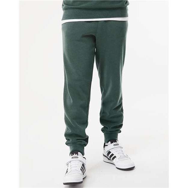 Independent Trading Co. Pigment-Dyed Fleece Pants - Independent Trading Co. PRM50PTPD Independent Trading Co. Pigment Alpine Green XS