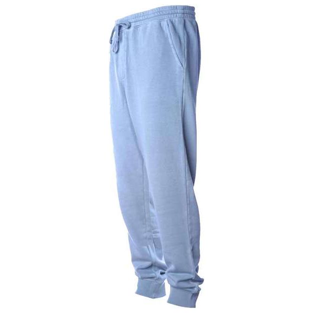 Independent Trading Co. Pigment-Dyed Fleece Pants - Independent Trading Co. PRM50PTPD Independent Trading Co. Pigment Light Blue XS