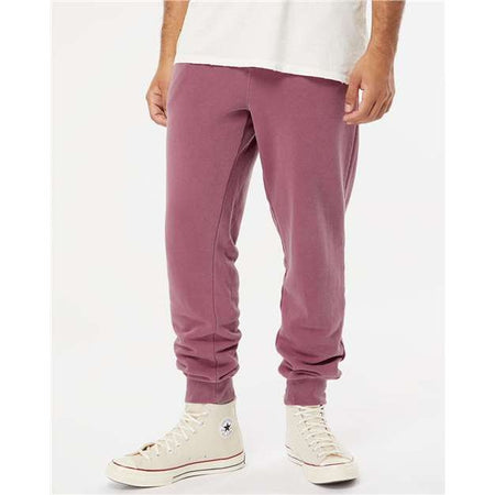 Independent Trading Co. Pigment-Dyed Fleece Pants - Independent Trading Co. PRM50PTPD Independent Trading Co. Pigment Maroon XS