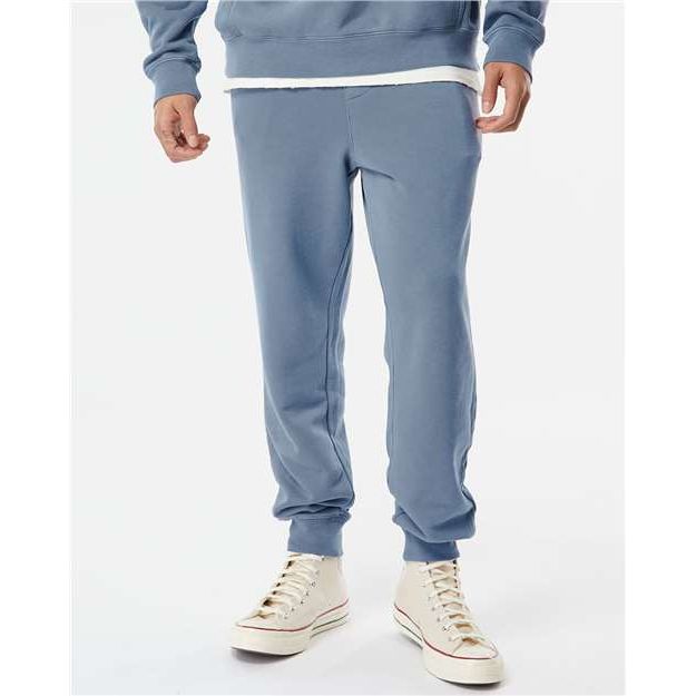 Independent Trading Co. Pigment-Dyed Fleece Pants - Independent Trading Co. PRM50PTPD Independent Trading Co. Pigment Slate Blue XS