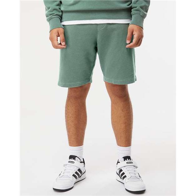 Independent Trading Co. Pigment-Dyed Fleece Shorts - Independent Trading Co. PRM50STPD Independent Trading Co. Pigment Alpine Green XS