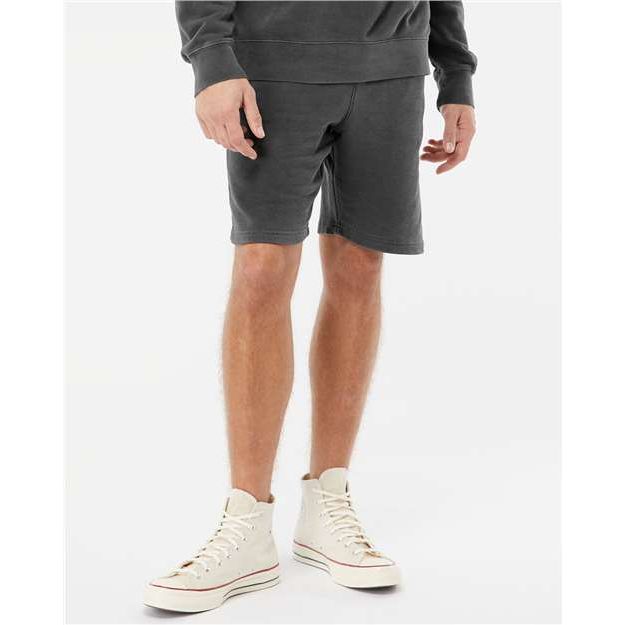 Independent Trading Co. Pigment-Dyed Fleece Shorts - Independent Trading Co. PRM50STPD Independent Trading Co. Pigment Black XS