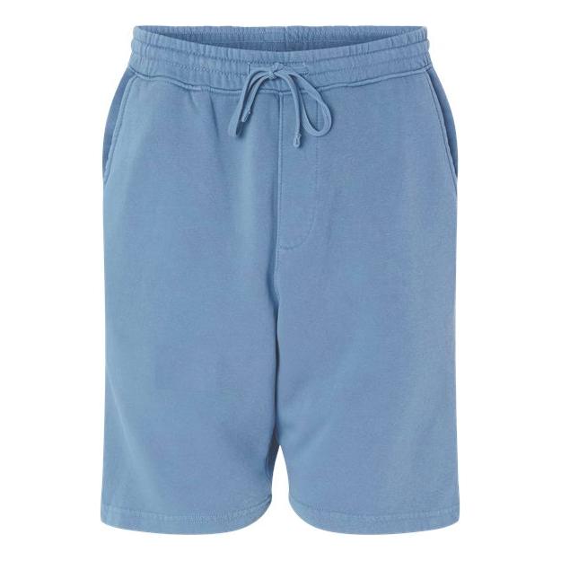 Independent Trading Co. Pigment-Dyed Fleece Shorts - Independent Trading Co. PRM50STPD Independent Trading Co. Pigment Light Blue XS