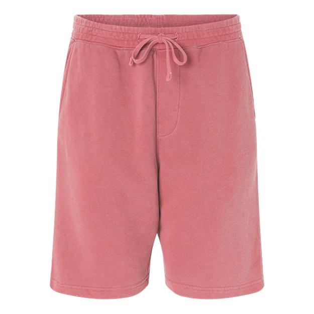 Independent Trading Co. Pigment-Dyed Fleece Shorts - Independent Trading Co. PRM50STPD Independent Trading Co. Pigment Pink XS