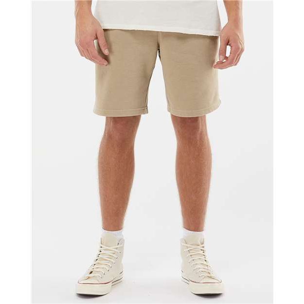 Independent Trading Co. Pigment-Dyed Fleece Shorts - Independent Trading Co. PRM50STPD Independent Trading Co. Pigment Sandstone XS