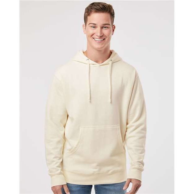 Independent Trading Co. Midweight Hooded Sweatshirt - Bone - Independent Trading Co. SS4500 Independent Trading Co. Bone XS