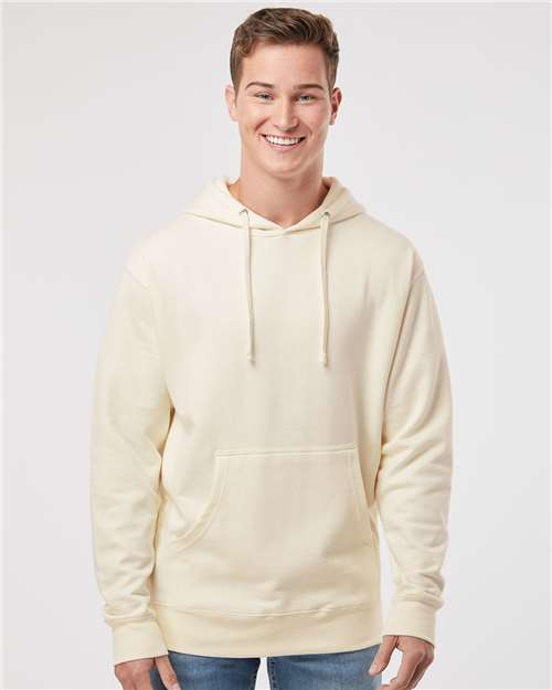 Independent Trading Co. Midweight Hooded Sweatshirt - Bone - Independent Trading Co. SS4500 Independent Trading Co.