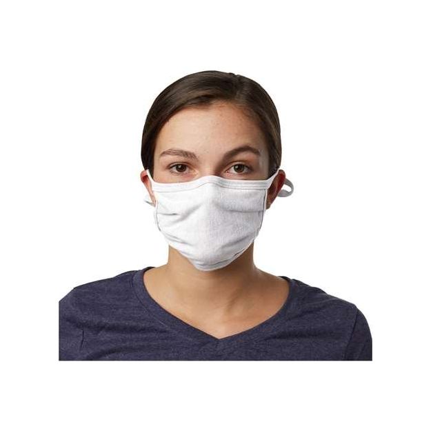 Hanes X-Temp™ 2-Ply Adjustable Face Mask - Hanes BMSKAR Hanes White OS PK 5