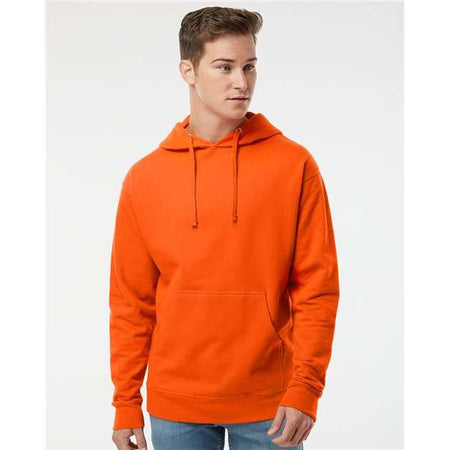 Independent Trading Co. Midweight Hooded Sweatshirt - Orange - Independent Trading Co. SS4500 Independent Trading Co. Orange XS