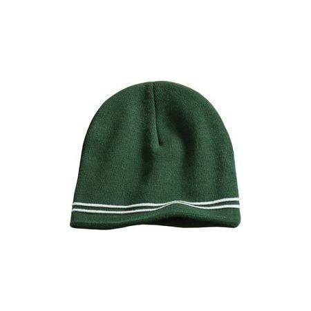 Spectator Beanie DRI-EQUIP Forest Green/White