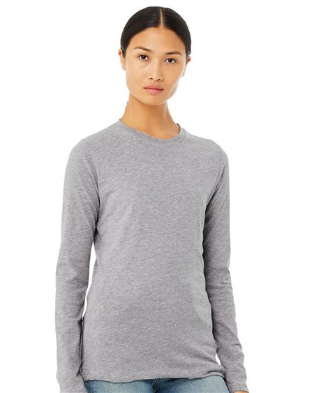 BELLA + CANVAS Women’s Jersey Long Sleeve Tee - BELLA + CANVAS 6500 BELLA + CANVAS