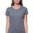 Royal Apparel 95001W Women's Organic RPET Short Sleeve Tee - Heather Ash