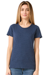 Royal Apparel 95001W Women's Organic RPET Short Sleeve Tee - Heather Dusk
