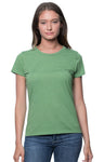 Royal Apparel 95001W Women's Organic RPET Short Sleeve Tee - Heather Kiwi