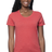 Royal Apparel 95001W Women's Organic RPET Short Sleeve Tee - Heather Tomato