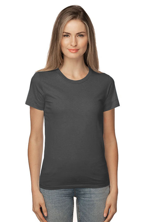 Royal Apparel 95001W Women's Organic RPET Short Sleeve Tee - Falcon Grey
