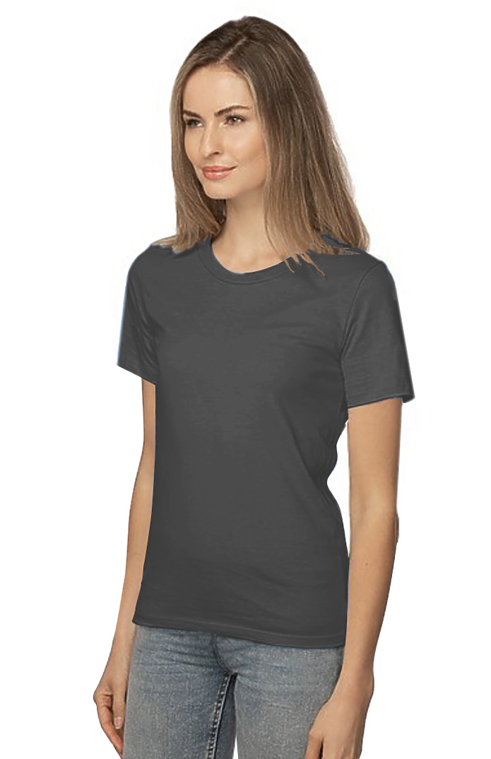 Royal Apparel 95001W Women's Organic RPET Short Sleeve Tee - Falcon Grey