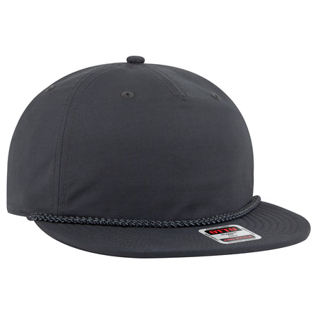 OTTO CAP 5 Panel Pro Style Snapback Hat OTTO 9505-3 Otto Cap 025 - Char. Gray OSFM - Adult