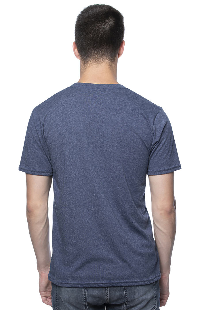 Royal Apparel 95051 Unisex Organic RPET Tee - Heather Dusk