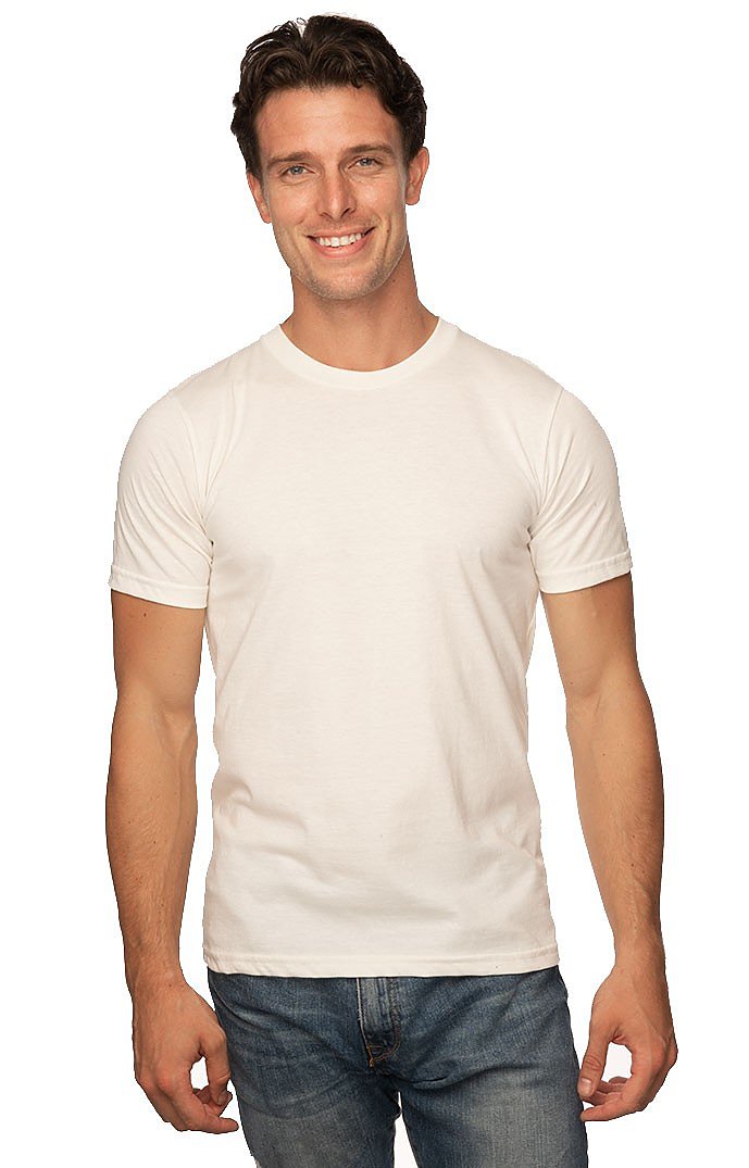 Royal Apparel 95051 Unisex Organic RPET Tee - Heather Eggshell
