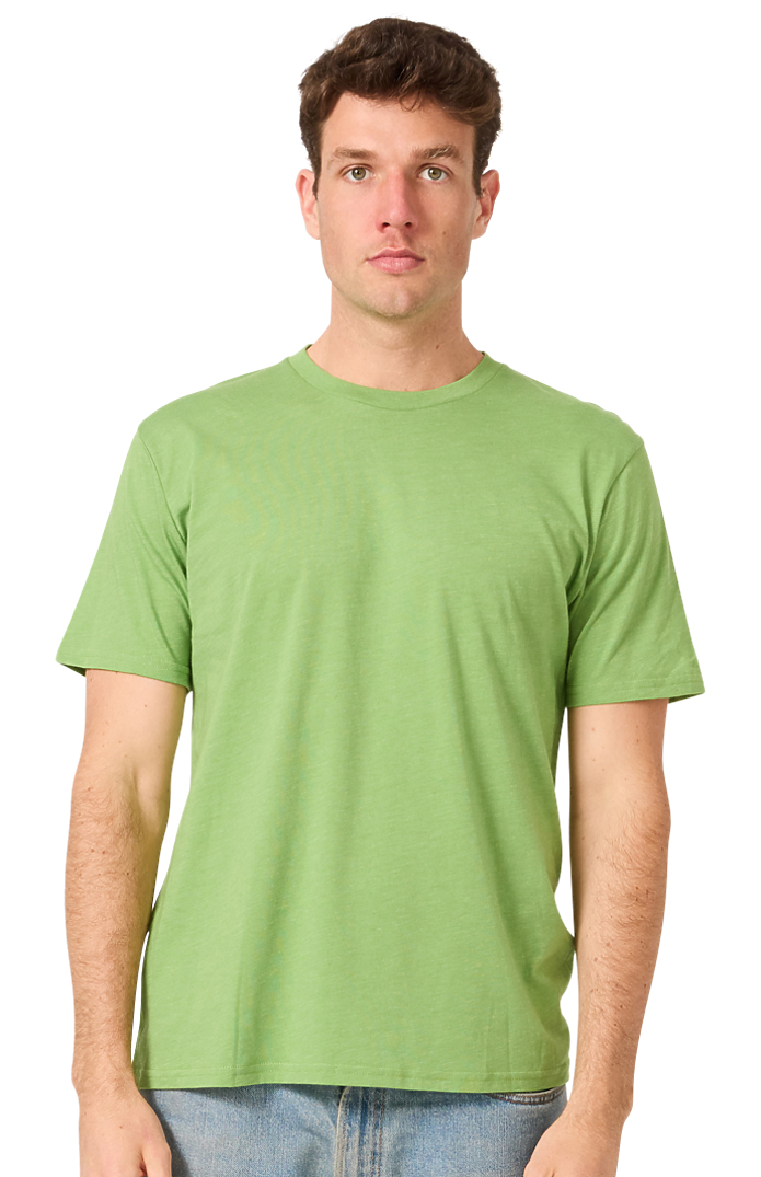 Royal Apparel 95051 Unisex Organic RPET Tee - Heather Kiwi